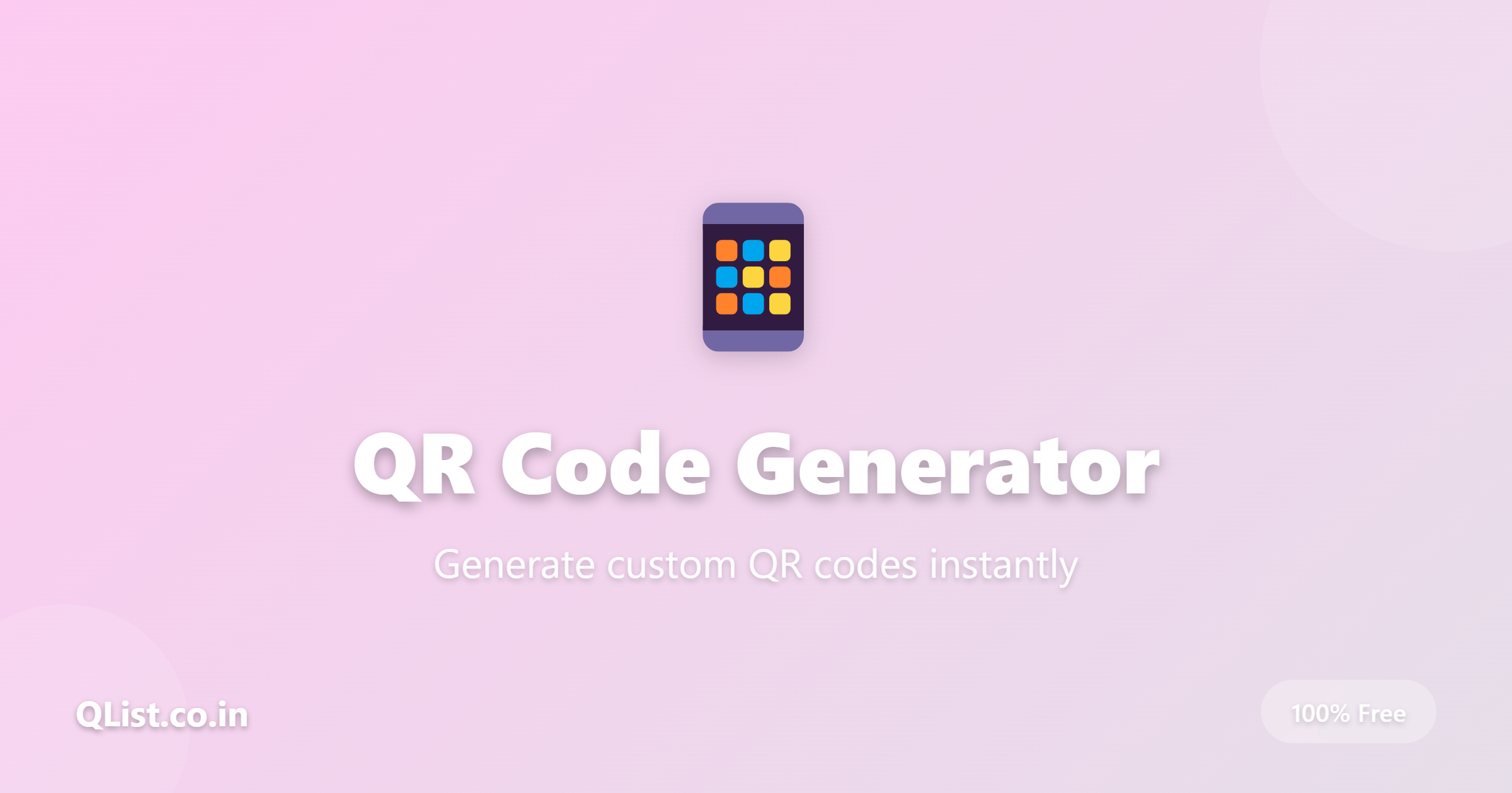 QR Code Generator - Free Online Tool | QList